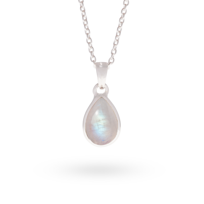 Alma de Loto Moonstone Earring | Silver