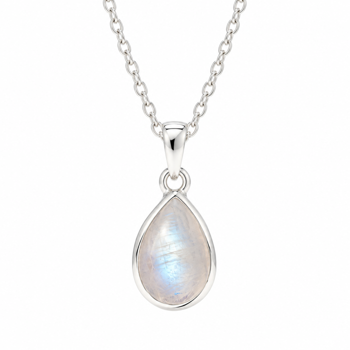 Alma de Loto Moonstone Earring | Silver