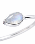 Alma de Loto Moonstone Earring | Silver