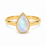 Fluidez Mondstein Ring | Gold