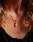 Fluidez Opal Anhänger | Gold