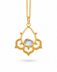 Fuego Mondstein Anhänger | Gold