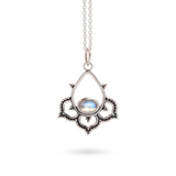 Fuego Mondstein Anhänger | Silber