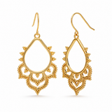 Alma de Loto Moonstone Earring | Silver