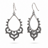 Alma de Loto Moonstone Earring | Silver
