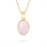 Grandéa Rosenquarz Anhänger | Gold