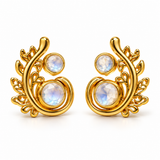 Lalea Mondstein Ohrstecker | Gold