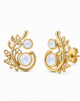 Lalea Mondstein Ohrstecker | Gold