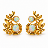 Lalea Opal Ohrstecker | Gold