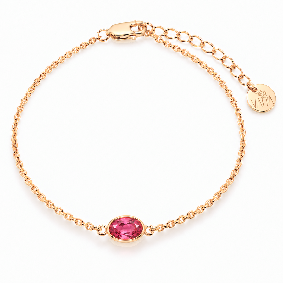Latido Pinker Turmalin Armband