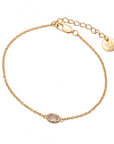 Latido Rosenquarz Armband | Gold