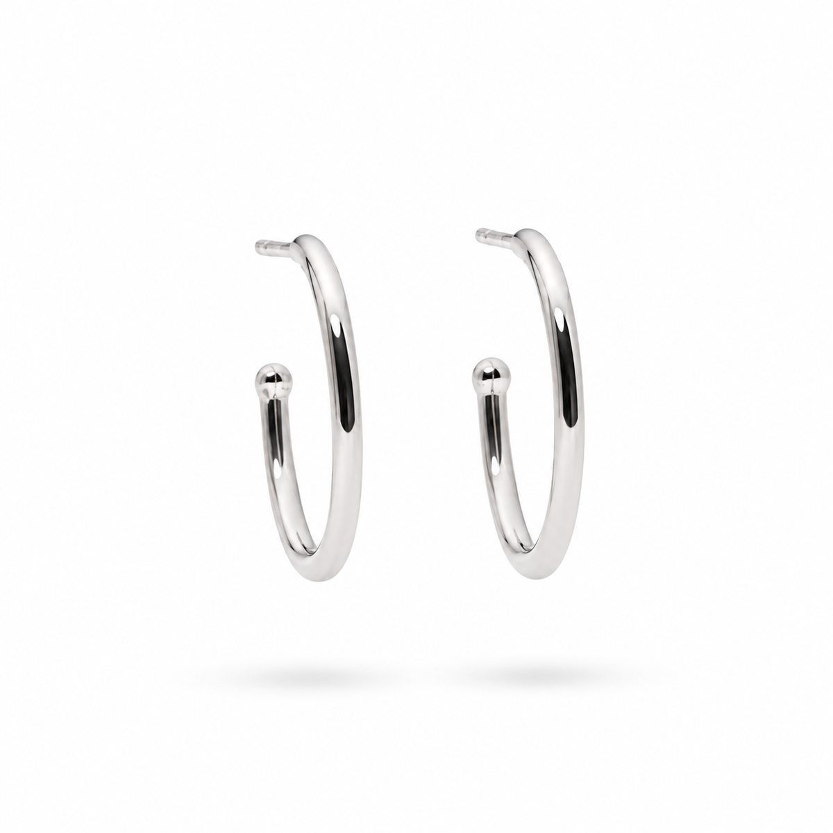 Latir Grande Hoops Ohrringe | Silber