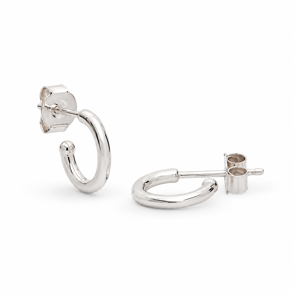 Latir Hoops Ohrringe | Silber