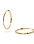 Lina Grande Hoops | Gold