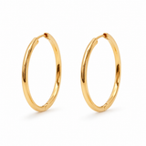 Lina Grande Hoops | Gold