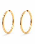 Lina Grande Hoops | Gold