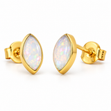 Liora Opal Ohrstecker | Gold
