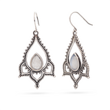 Alma de Loto Moonstone Earring | Silver