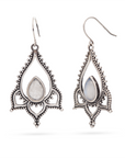 Alma de Loto Moonstone Earring | Silver