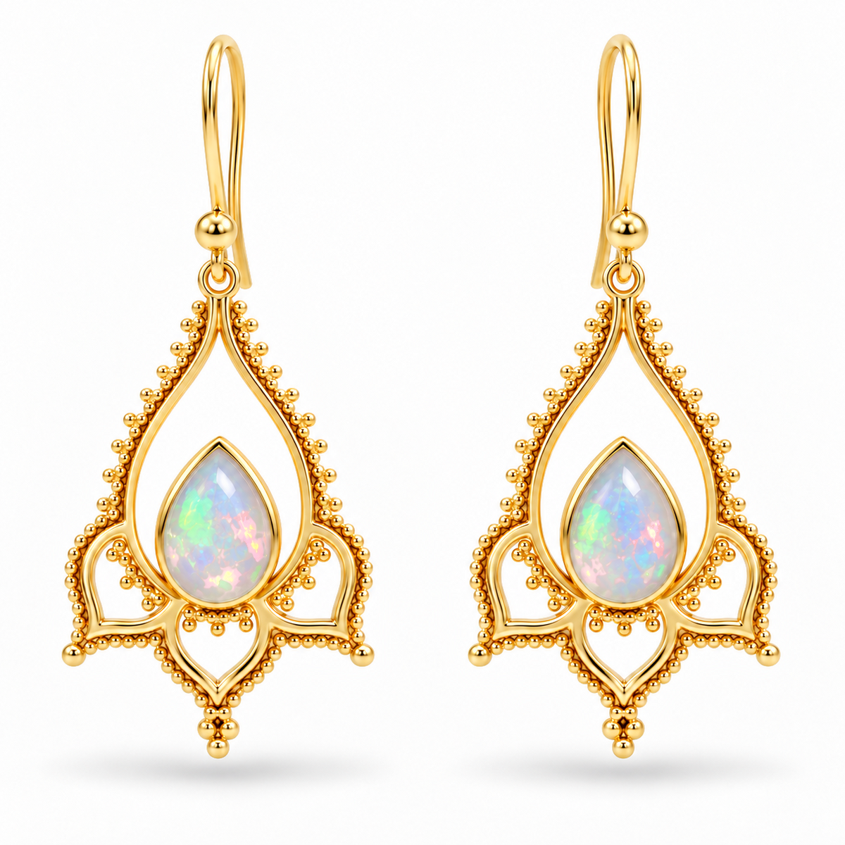 Lirio Opal Ohrringe | Gold