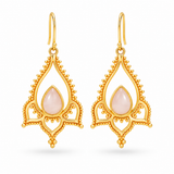Lirio Rosenquarz Ohrringe | Gold