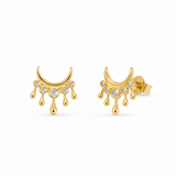 Lucéra Mondstein Ohrstecker | Gold