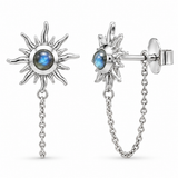 Lumina Labradorit Ohrstecker | Silber