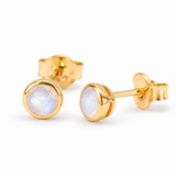 Lunita Mondstein Ohrstecker | Gold