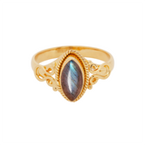 Marida Labradorit Ring | Gold