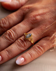Marida Labradorit Ring | Gold