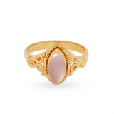 Marida Rosenquarz Ring | Gold