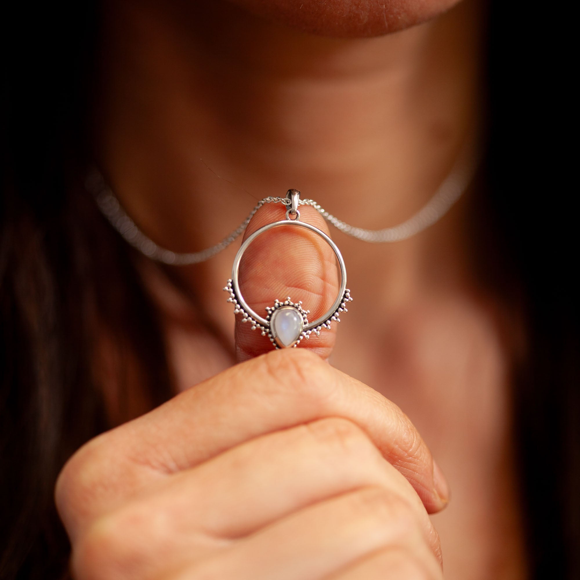 Naïra Mondstein Anhänger | Silber