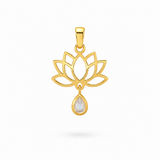 Nivara Mondstein Anhänger | Gold