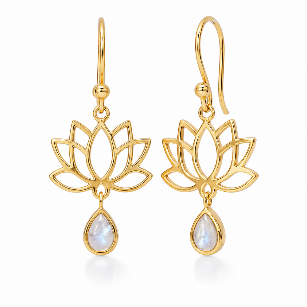 Nivara Mondstein Ohrringe | Gold