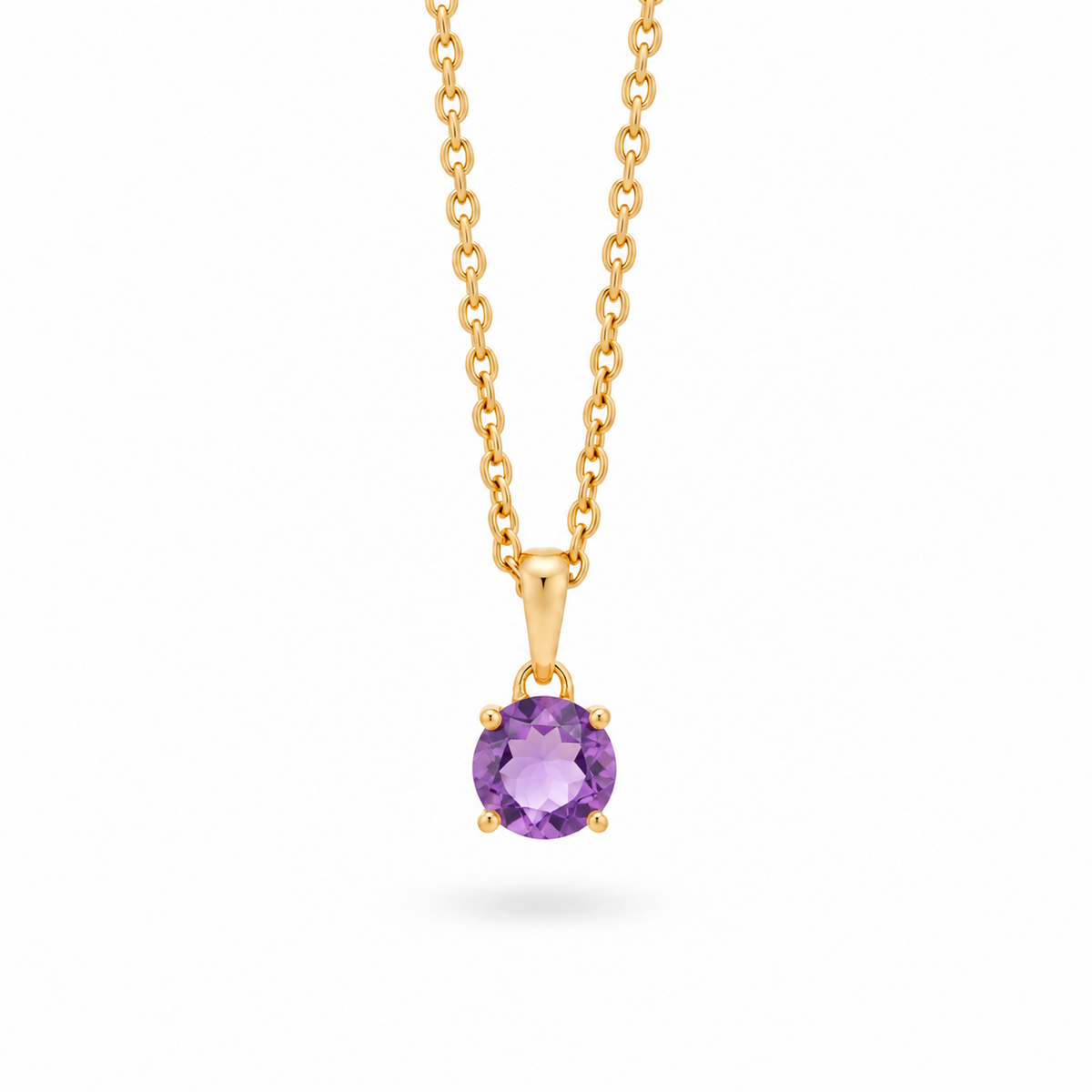 Nuvéa Amethyst Anhänger | Gold
