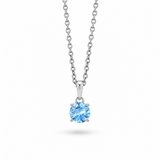Nuvéa Blauer Topas Anhänger | Silber