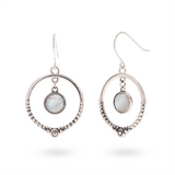 Pasión Moonstone Earring | Silver
