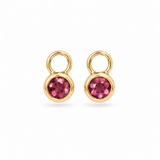 Péndulo Pink Turmalin Charms | Gold