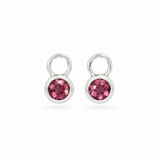 Péndulo Pink Turmalin Charms | Silber