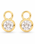 Péndulo Weißer Topas Charms | Gold