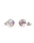 Perlita Mondstein Ohrstecker | Silber
