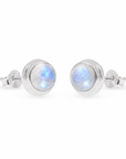 Perlita Mondstein Ohrstecker | Silber
