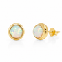 Perlita Opal Ohrstecker | Gold