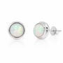 Perlita Opal Ohrstecker | Silber