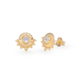 Rayos Mondstein Ohrstecker | Gold