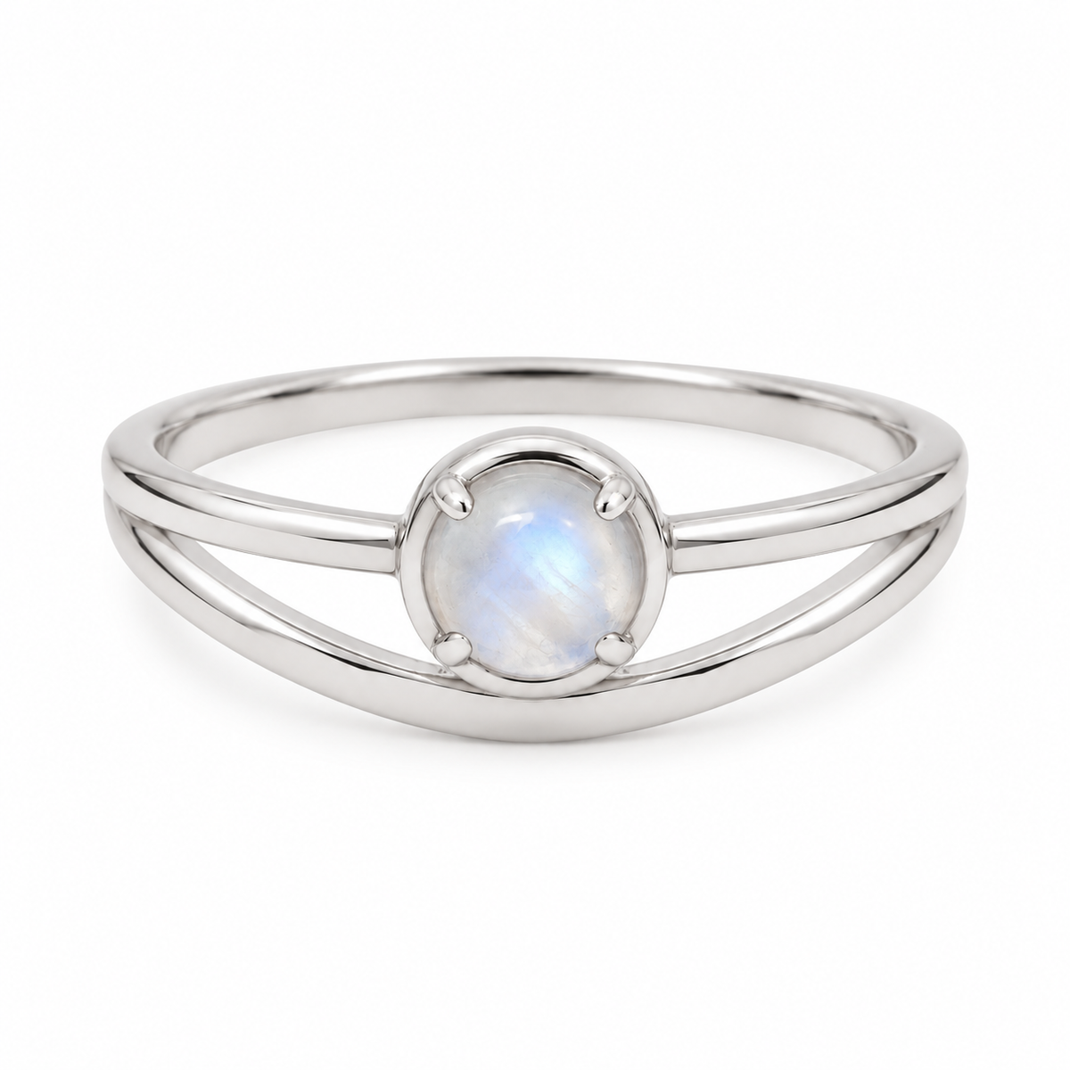 Serenya Mondstein &amp; Espina Ring | Silber Layering Set