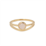 Serenya Rosenquarz Ring | Gold