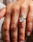 Taluna Mondstein Ring | Silber