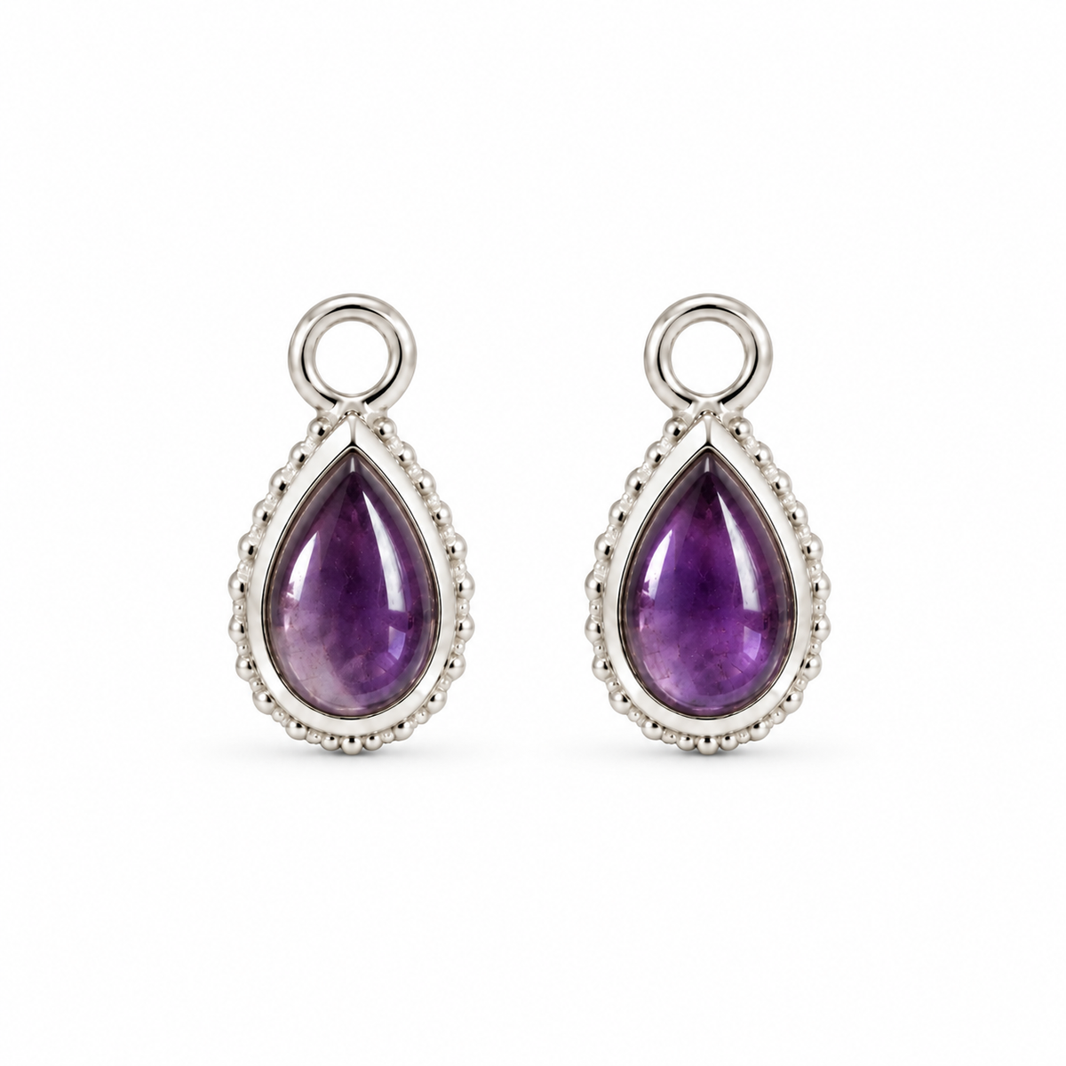 Ternura Amethyst Charms | Silber