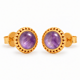 Ternura Amethyst Ohrstecker | Gold